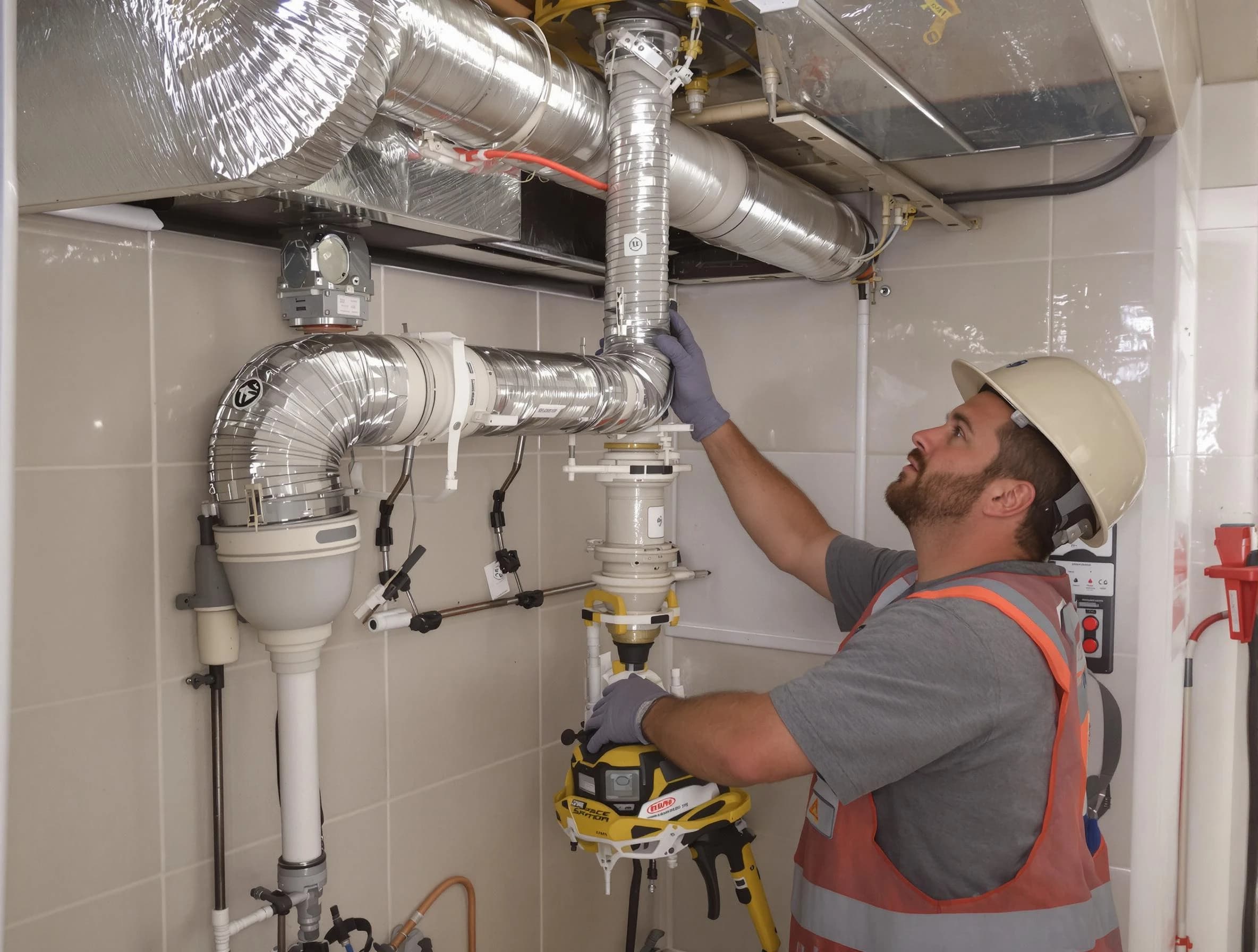 Tarrant Dryer Vent Cleaning expert performing professional dryer vent repair and installation in Tarrant