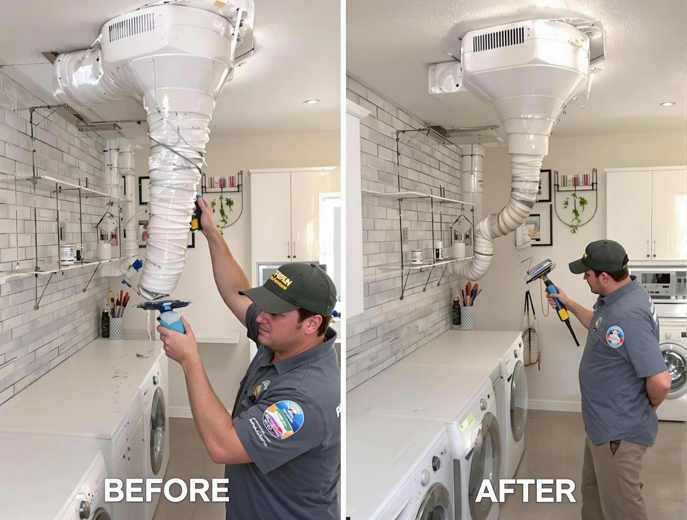 Professional dryer exhaust vent cleaning by Tarrant Dryer Vent Cleaning in Tarrant
