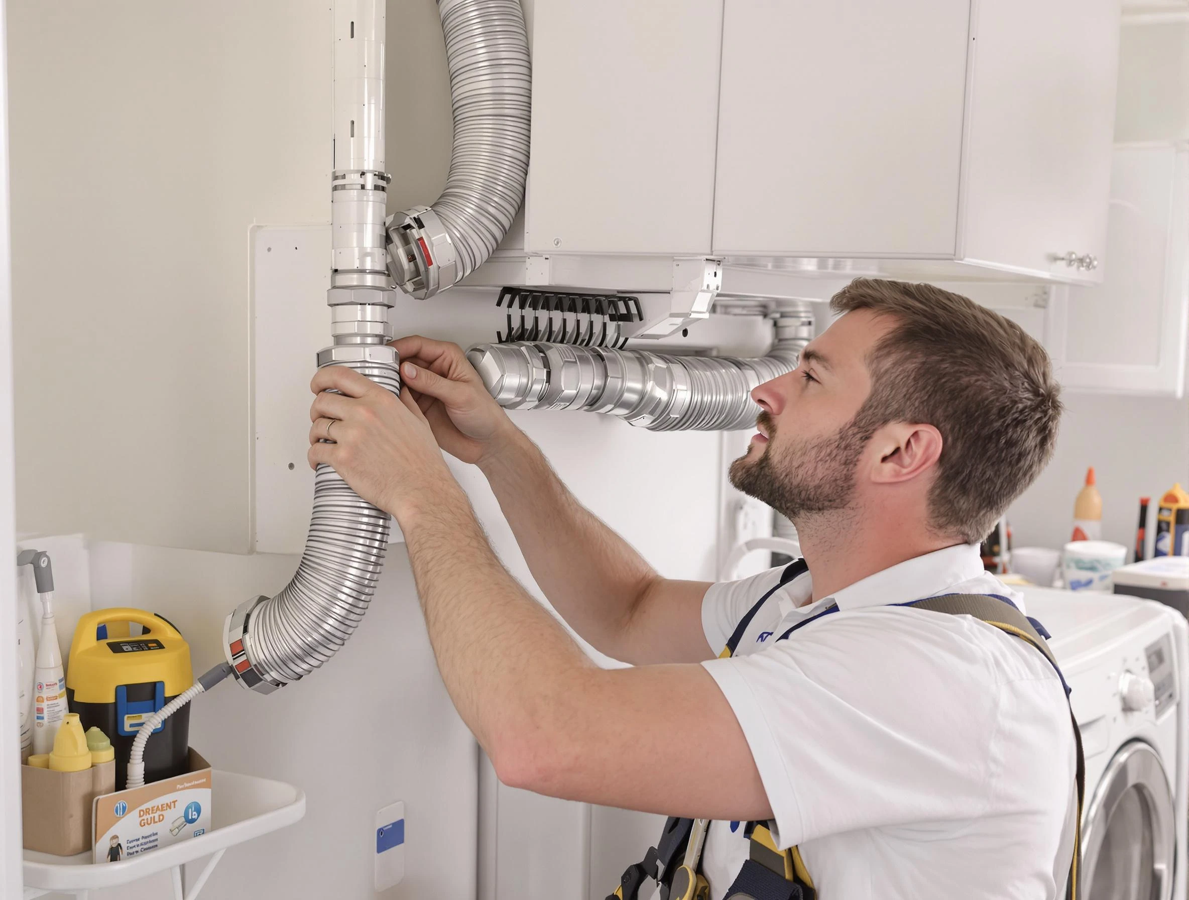 Professional dryer vent repair and installation by Tarrant Dryer Vent Cleaning in Tarrant